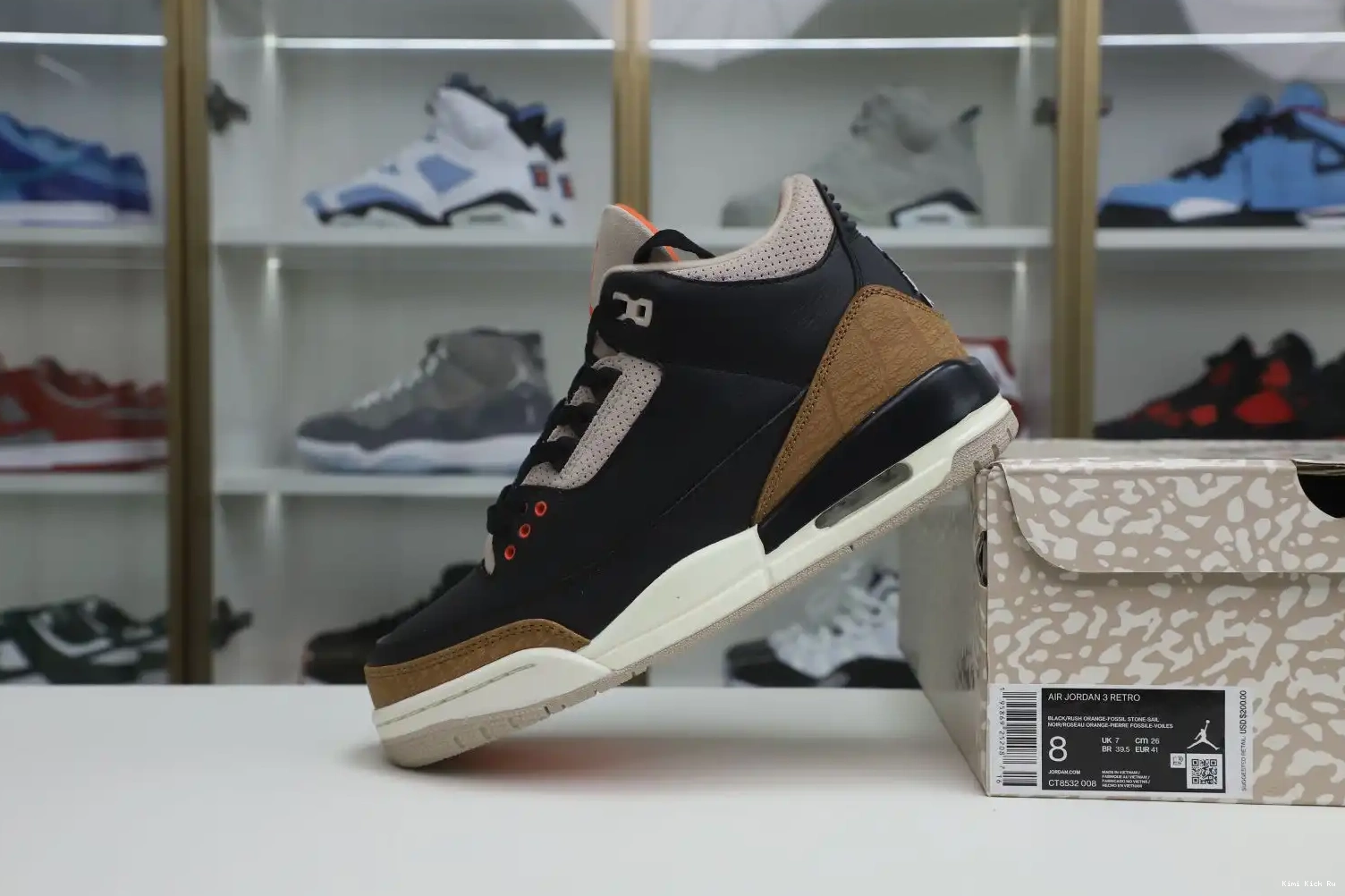 JORDAN CEMENT AIR Kimikick 3 DESERT CT8532 0706